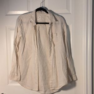 Linen button up shirt